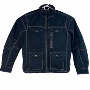 STS Ranchwear Sundance Mens Jacket Black Flap Pock